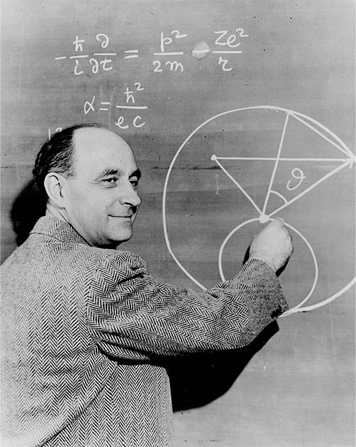 The man behind the paradox: Enrico Fermi. Taken by the US Department of Energy. Source: Public Domain.