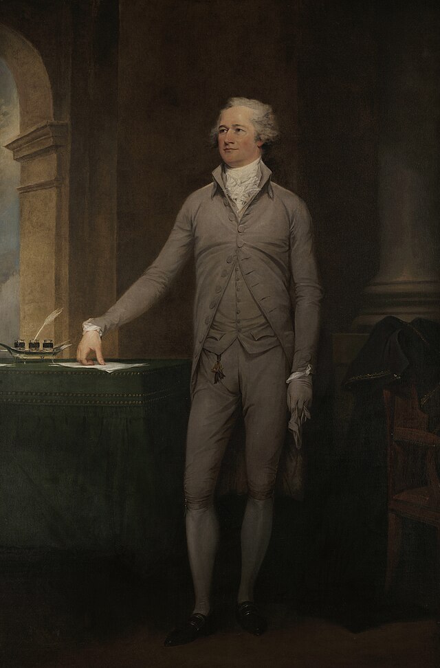 Portrait of Alexander Hamilton (1792) Painted by John Turnbull (1756-1843). Source: Public Domain.