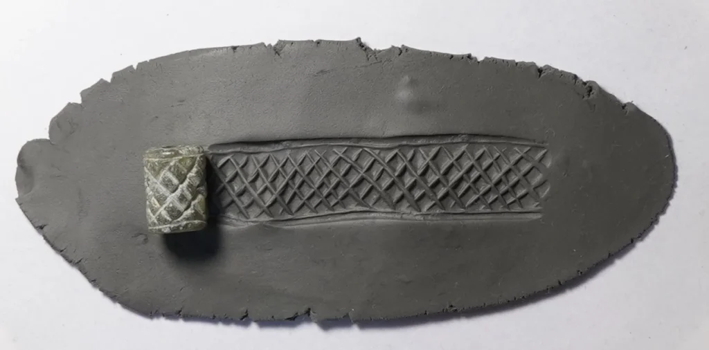 Cylinder seal from the Neo-Assyrian/Post-Assyrian period. ©Kani Shaie Archaeological Project