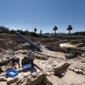 Excavation overview at Liman Tepe, Urla