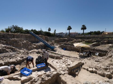 Excavation overview at Liman Tepe, Urla